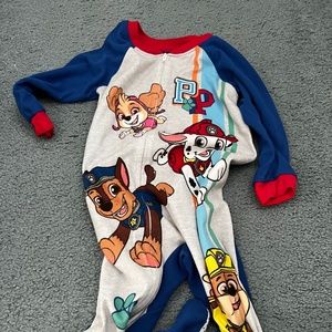 Paw patrol 4T footie pajama